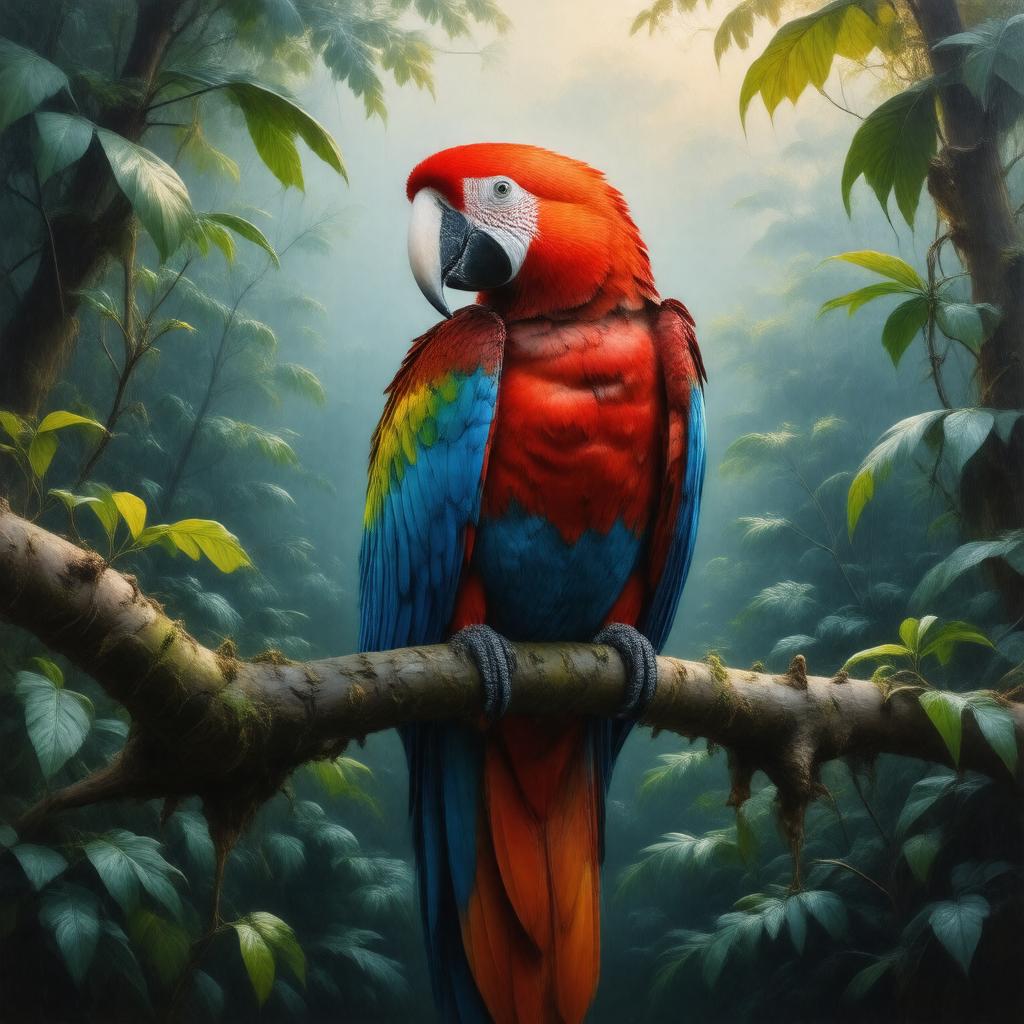 scarlet macaw
